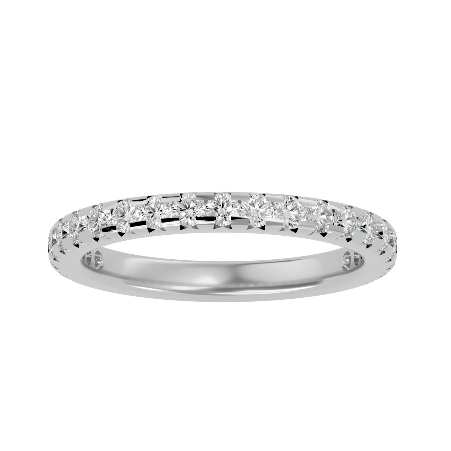 Victoria half etertnity diamond ring