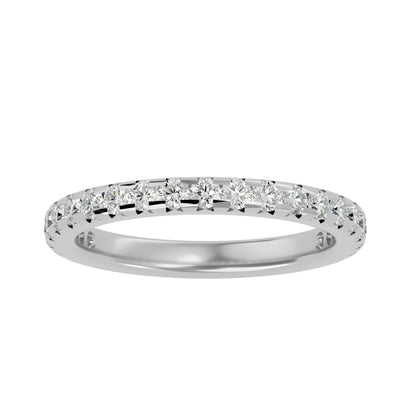 Victoria half etertnity diamond ring