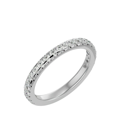 Victoria half etertnity diamond ring