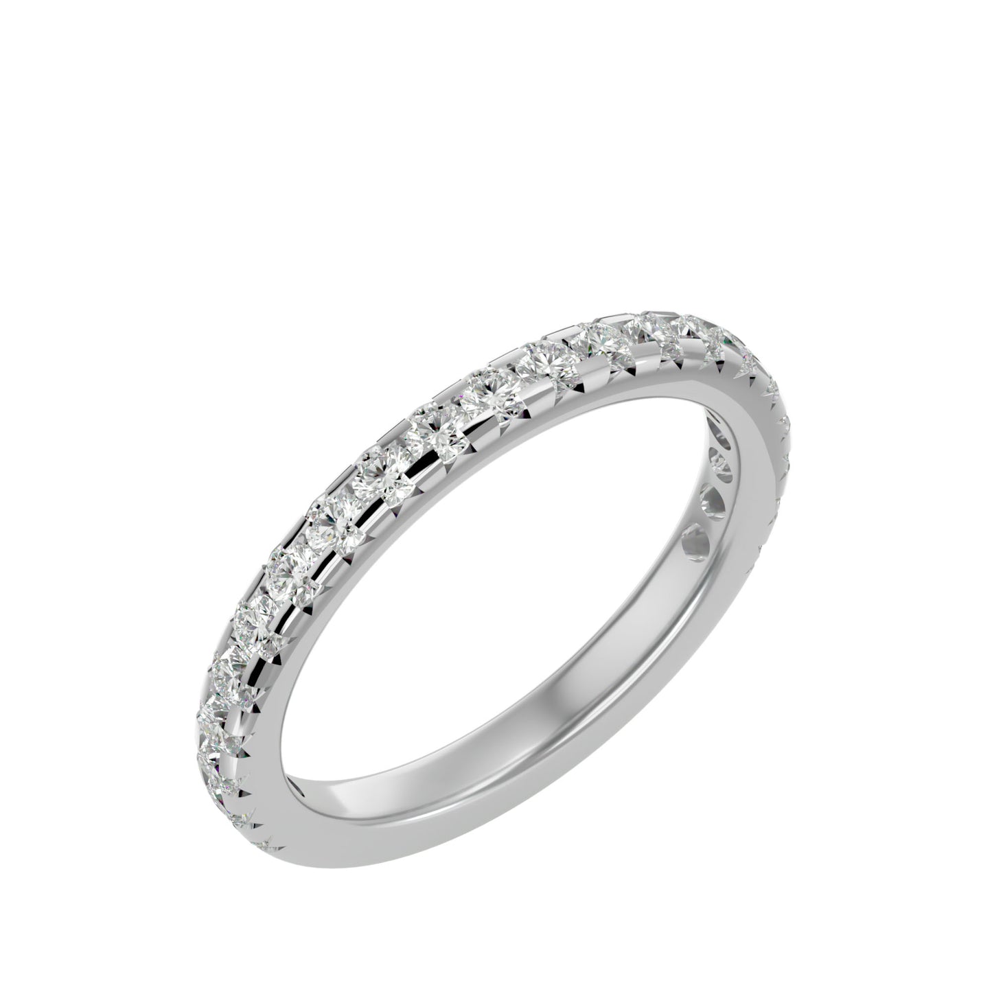 Victoria half etertnity diamond ring