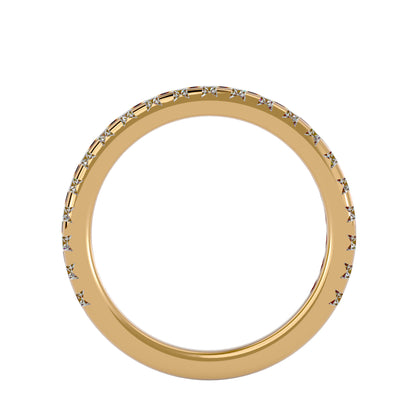 Victoria half etertnity diamond ring