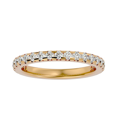 Victoria half etertnity diamond ring