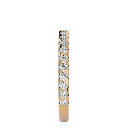Victoria half etertnity diamond ring