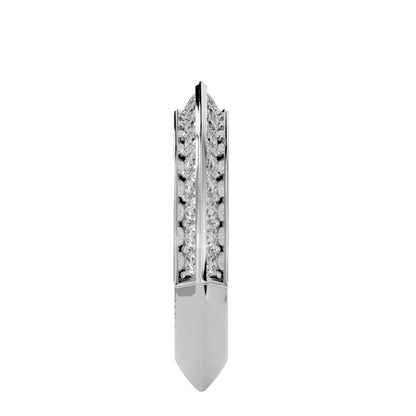 Cade knife edge eternity diamond ring