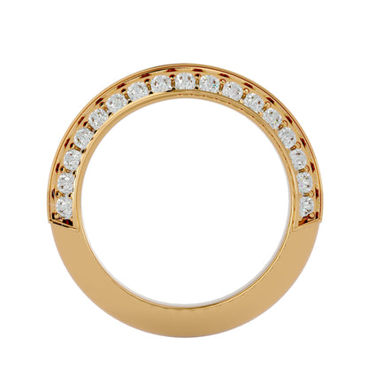Cade knife edge eternity diamond ring