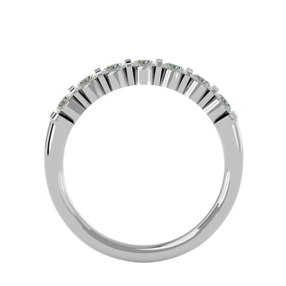 Bar seven stone diamond ring