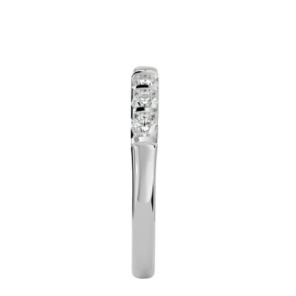 Bar seven stone diamond ring