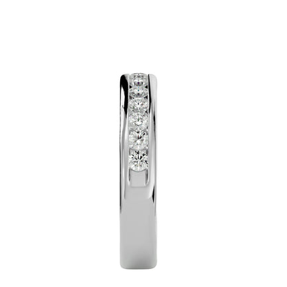 Liv channel diamond ring