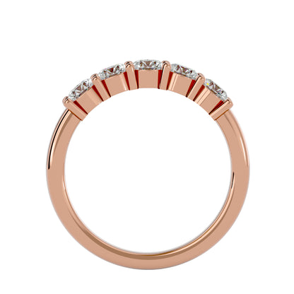 Rome 5 stone diamond ring