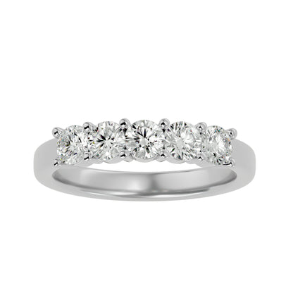 Rome 5 stone diamond ring