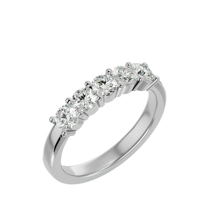 Rome 5 stone diamond ring