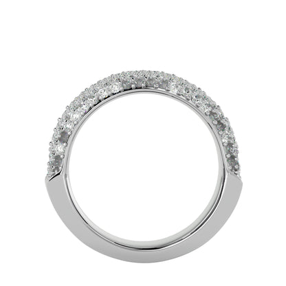 7 line diamond ring
