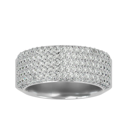 7 line diamond ring