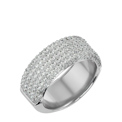 7 line diamond ring