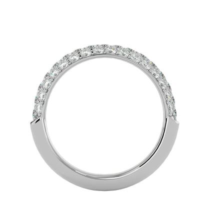 3 line diamond ring