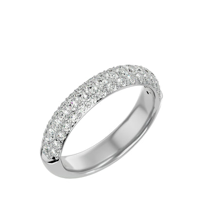 3 line diamond ring