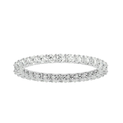"U" Prong Eternity Diamond Ring