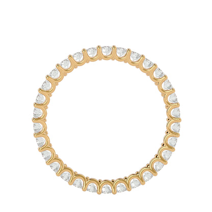 "U" Prong Eternity Diamond Ring