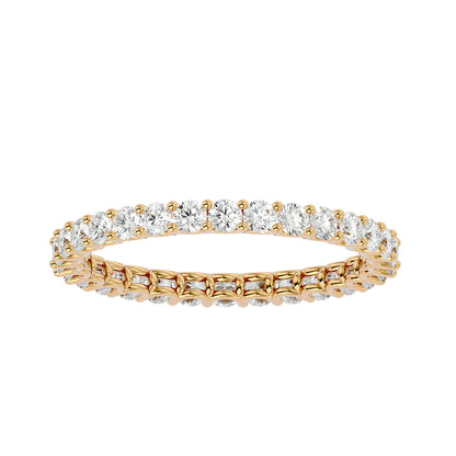 "U" Prong Eternity Diamond Ring