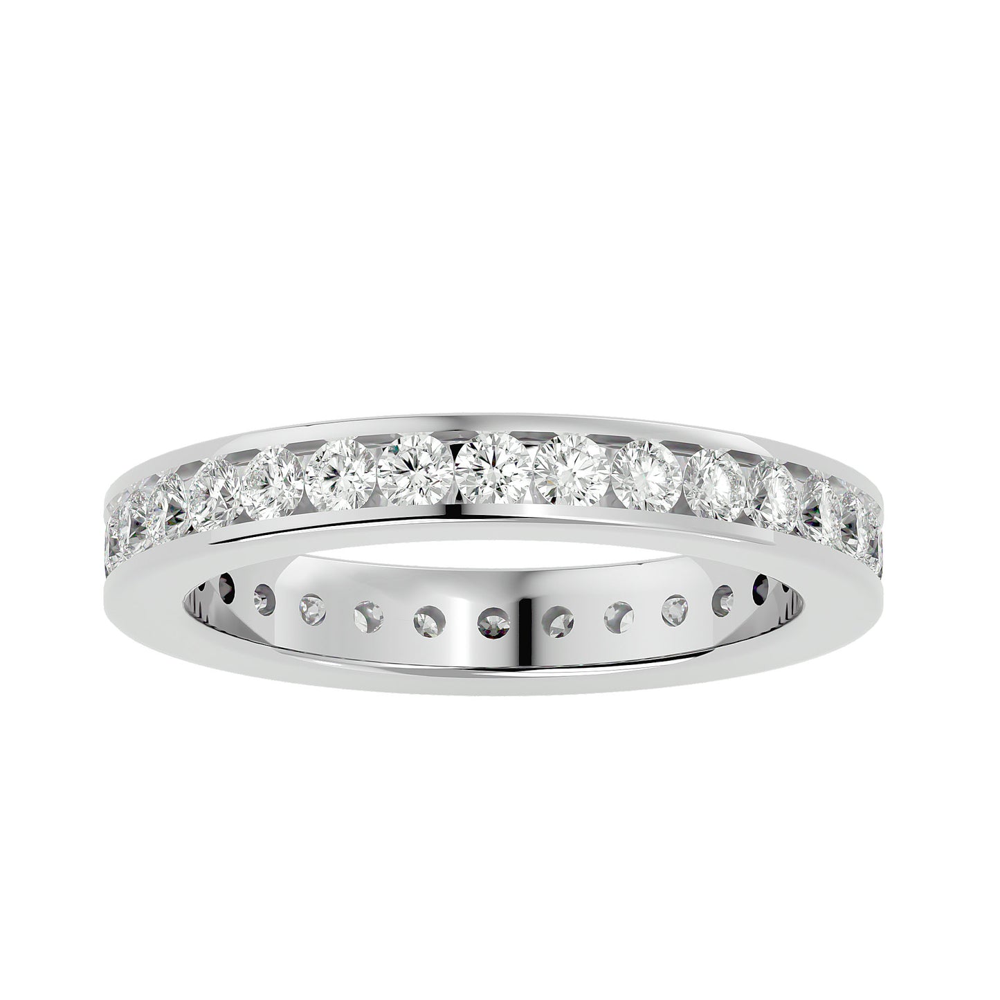 Seline  channel diamond eternity ring