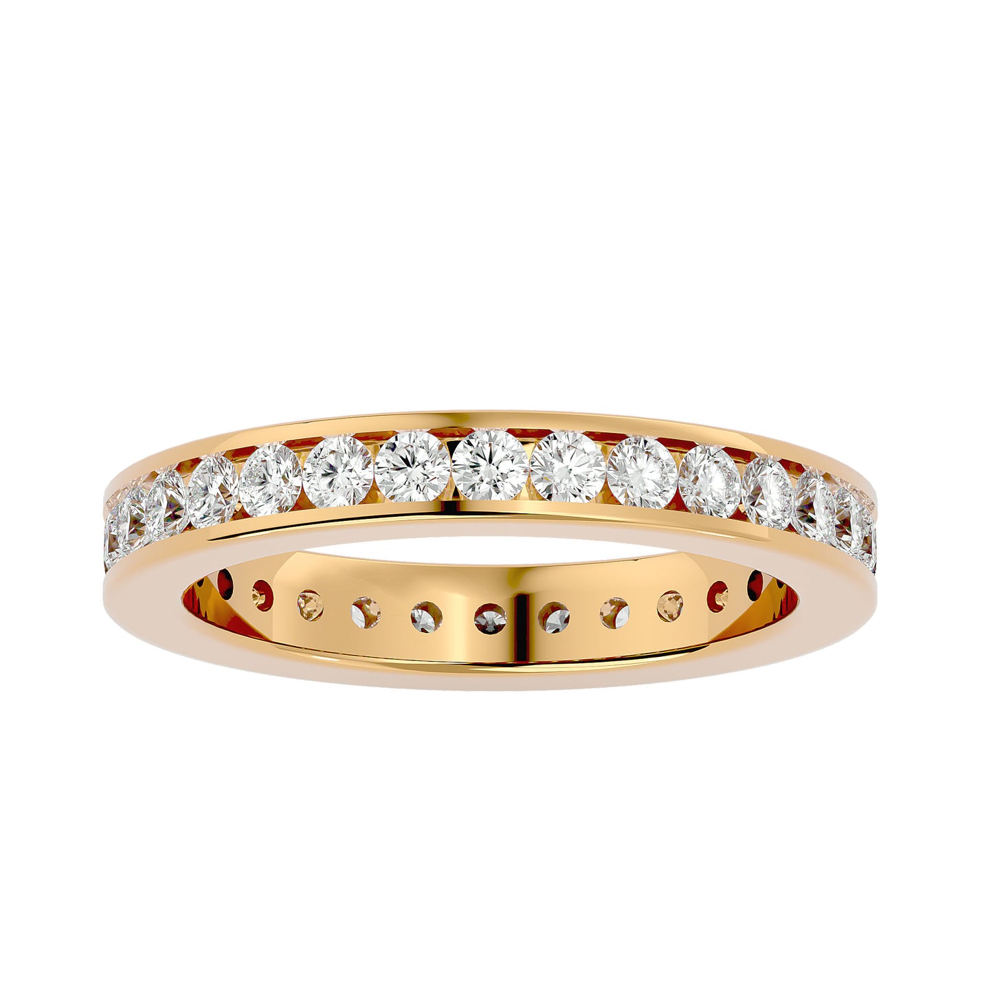 Seline  channel diamond eternity ring