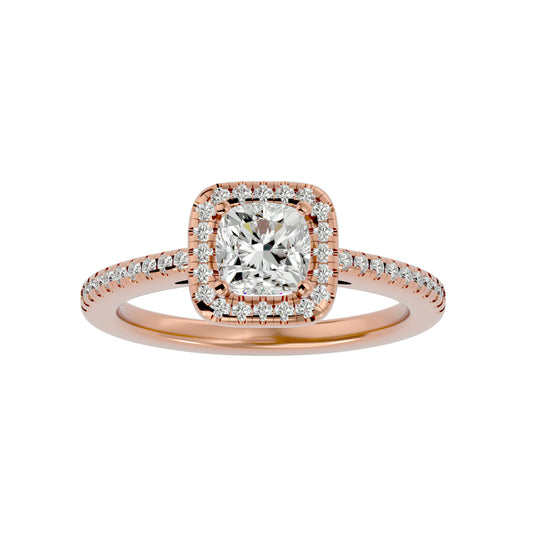 Jennifer Halo Diamond Engagement ring