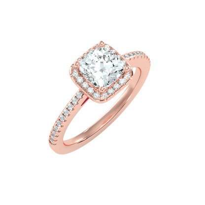 Jennifer Halo Diamond Engagement ring