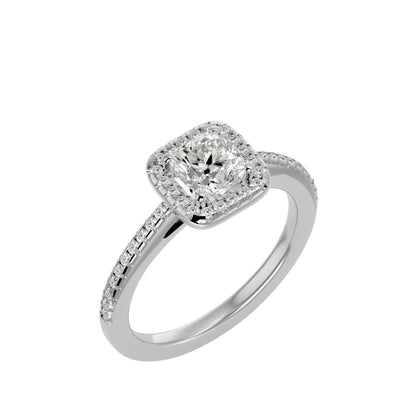 Jennifer Halo Diamond Engagement ring