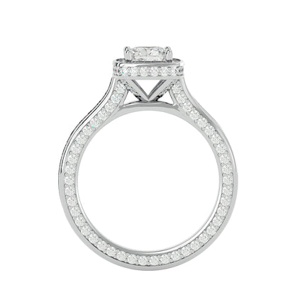 Bonnie halo diamond engagement ring
