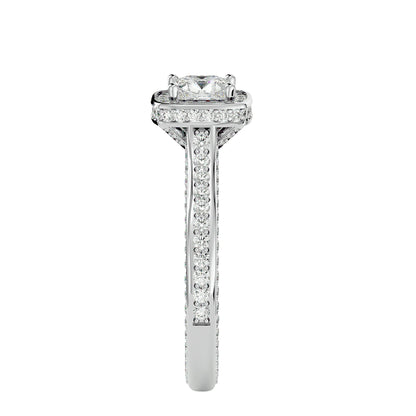 Bonnie halo diamond engagement ring