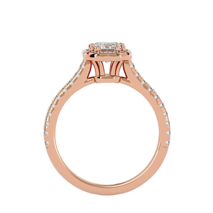 Shira halo diamond engagement ring