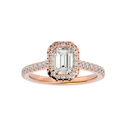 Shira halo diamond engagement ring