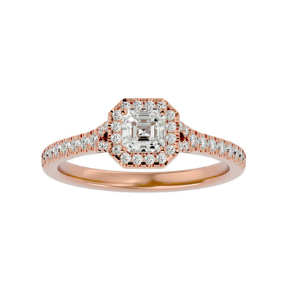 Linda Halo Diamond Engagement ring