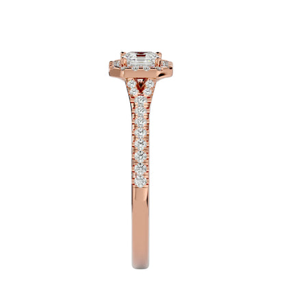 Linda Halo Diamond Engagement ring