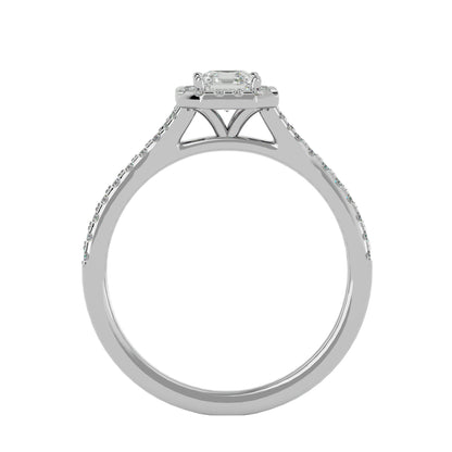 Linda Halo Diamond Engagement ring
