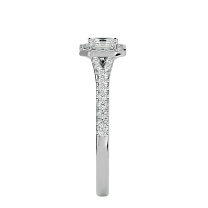 Linda Halo Diamond Engagement ring