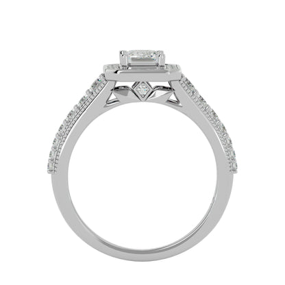 Jacquiline halo diamond engagement ring