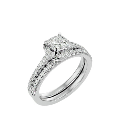 Zavi bold diamond engagement ring