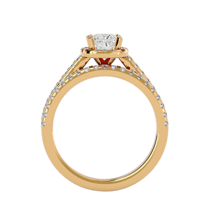 Zavi bold diamond engagement ring