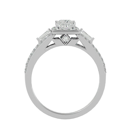 Willy bold channel setting diamond engagement ring