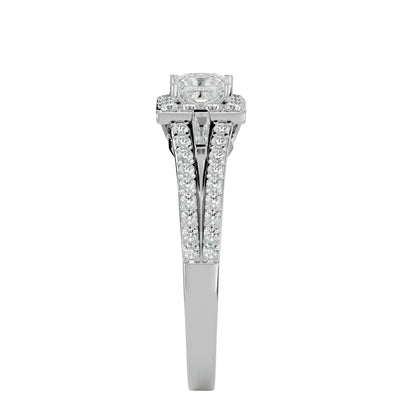 Willy bold channel setting diamond engagement ring