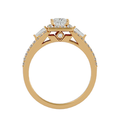 Willy bold channel setting diamond engagement ring