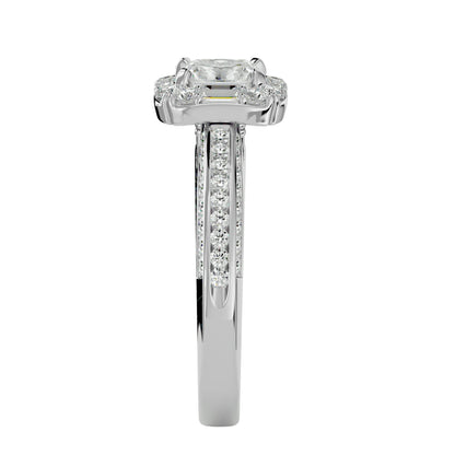 Piu Princess Diamond Engagement Ring