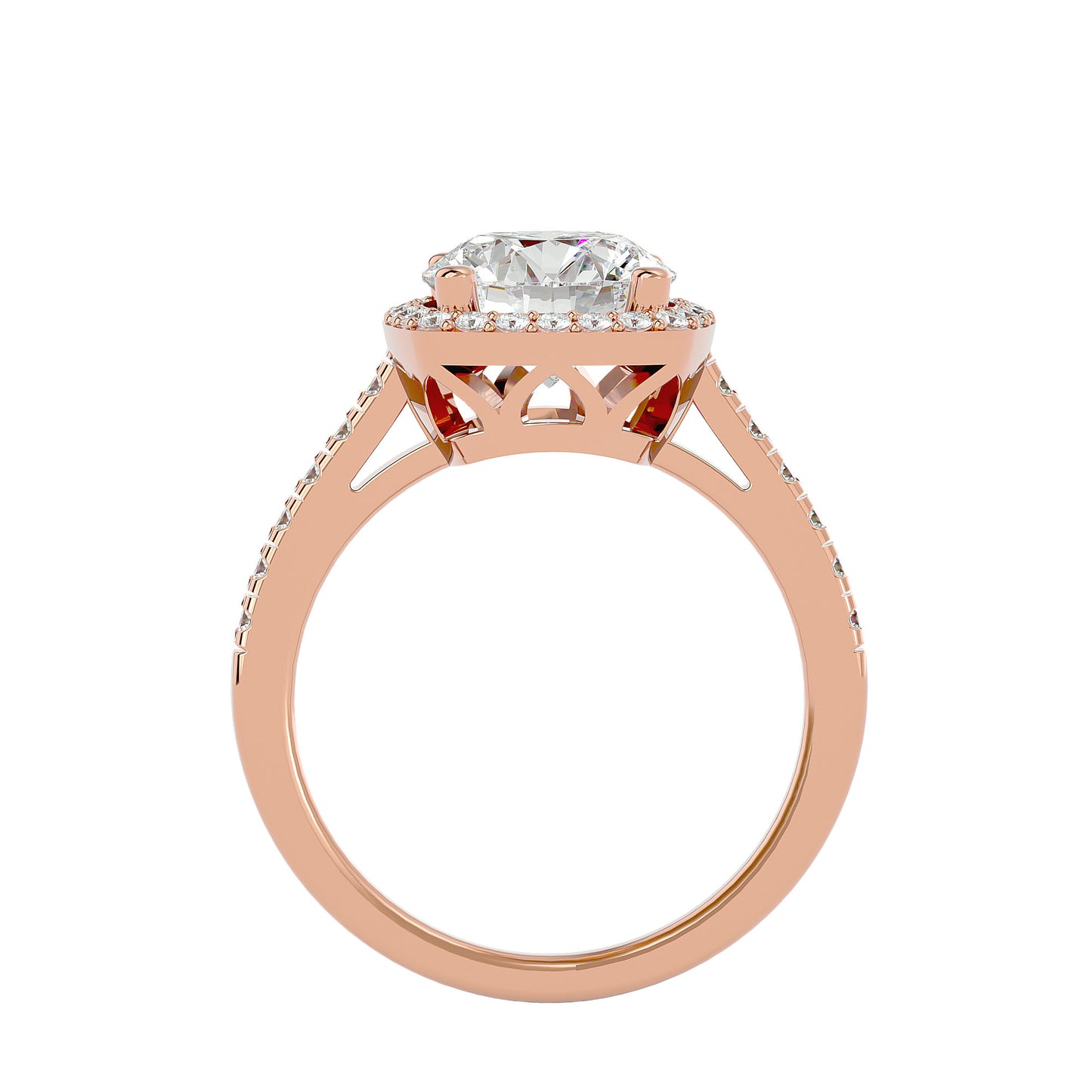 Sonya Halo Diamond Engagement Ring
