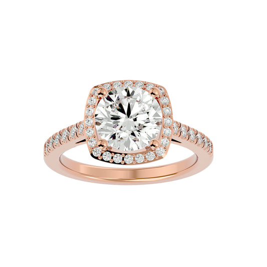 Sonya Halo Diamond Engagement Ring