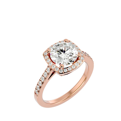 Sonya Halo Diamond Engagement Ring