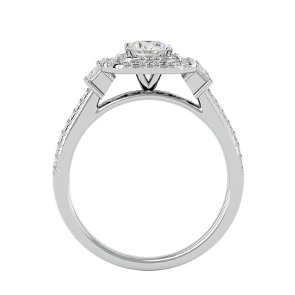 Tessa Double Halo Diamond Engagement Ring