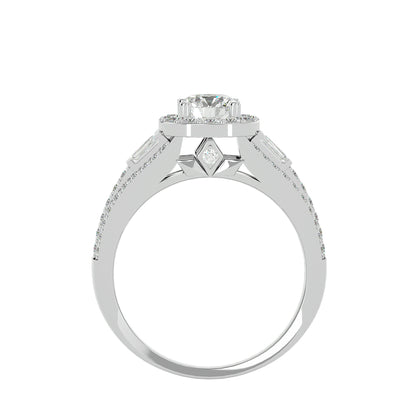 Vivienne Halo Diamond Engagement Ring