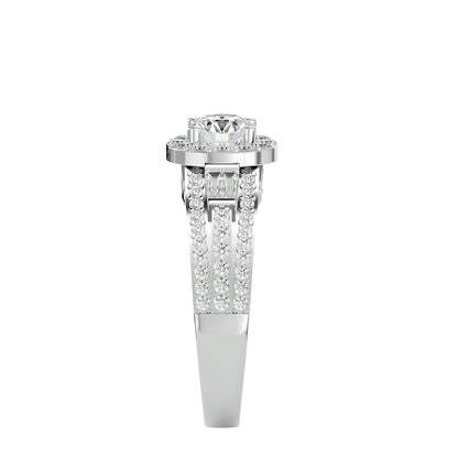 Vivienne Halo Diamond Engagement Ring