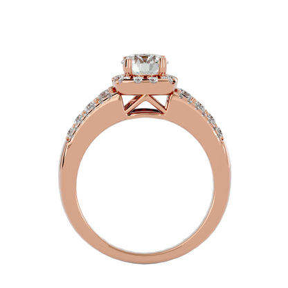 Aline Halo Diamond Engagement Ring